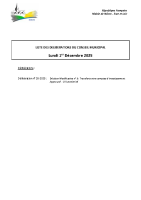 Délibération 1er décembre 2025